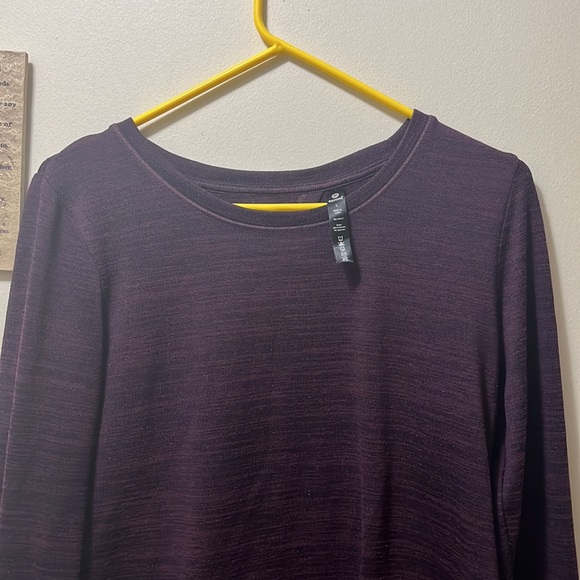 90 degree athletic womens long sleeve shirt size L - Picture 3 of 9